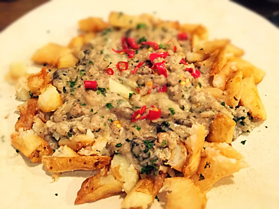 Mushroom Risotto with chopped fries and chilli|Sergio Lacuevaさん