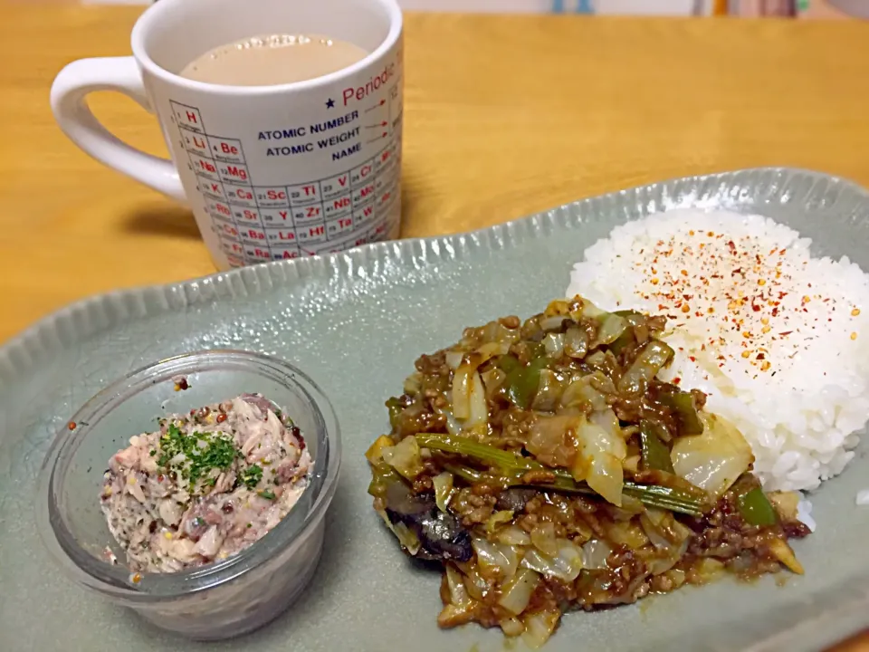 無水カレー&さば缶オシャレまぜまぜ（笑）|あやさん