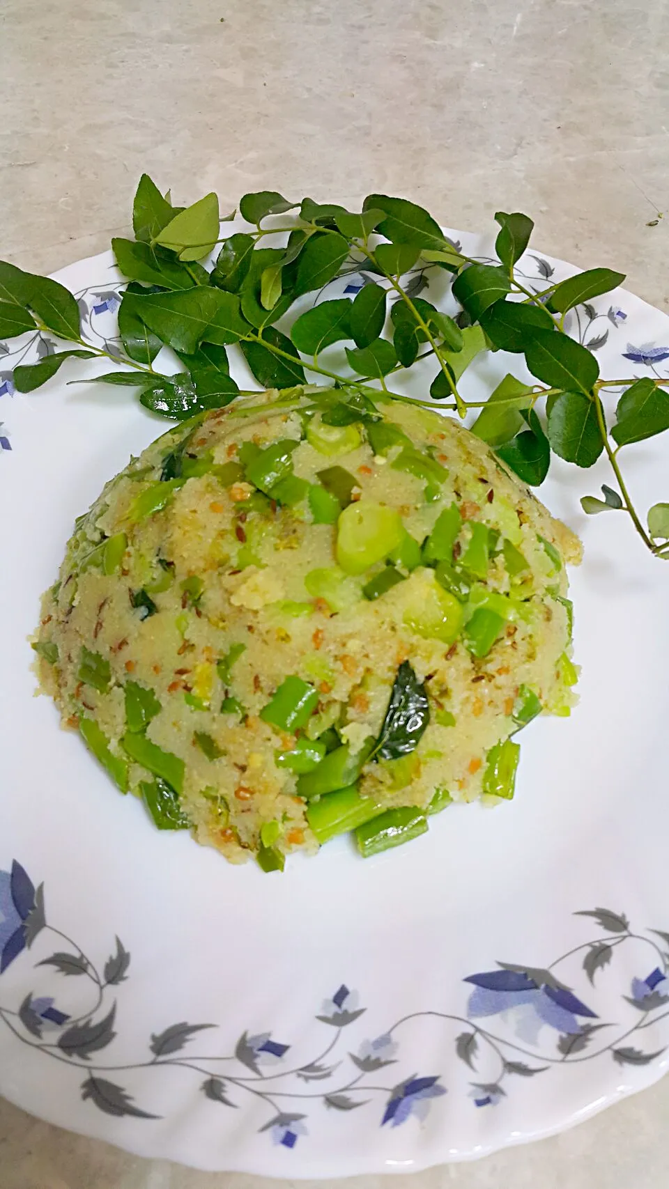 broccoli n runner beans Upma|hinaさん