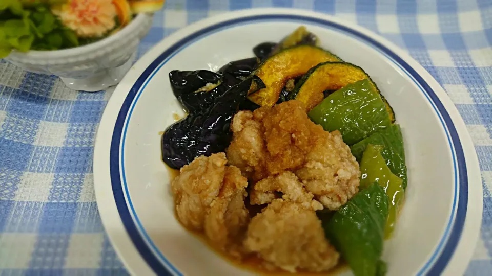 なすと鶏肉の揚げおろし煮|よっしー(=^ェ^=)さん