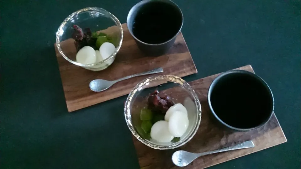 抹茶白玉あんみつ|Yoshieさん