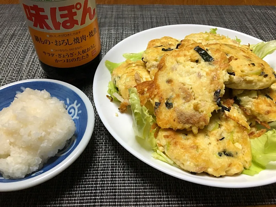 豆腐と ツナのお焼き
ポン酢と 大根おろしで…|Naomi.fさん