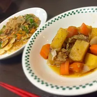 ※肉じゃが
※野菜あんかけそうめんの固焼き風|ma-miさん