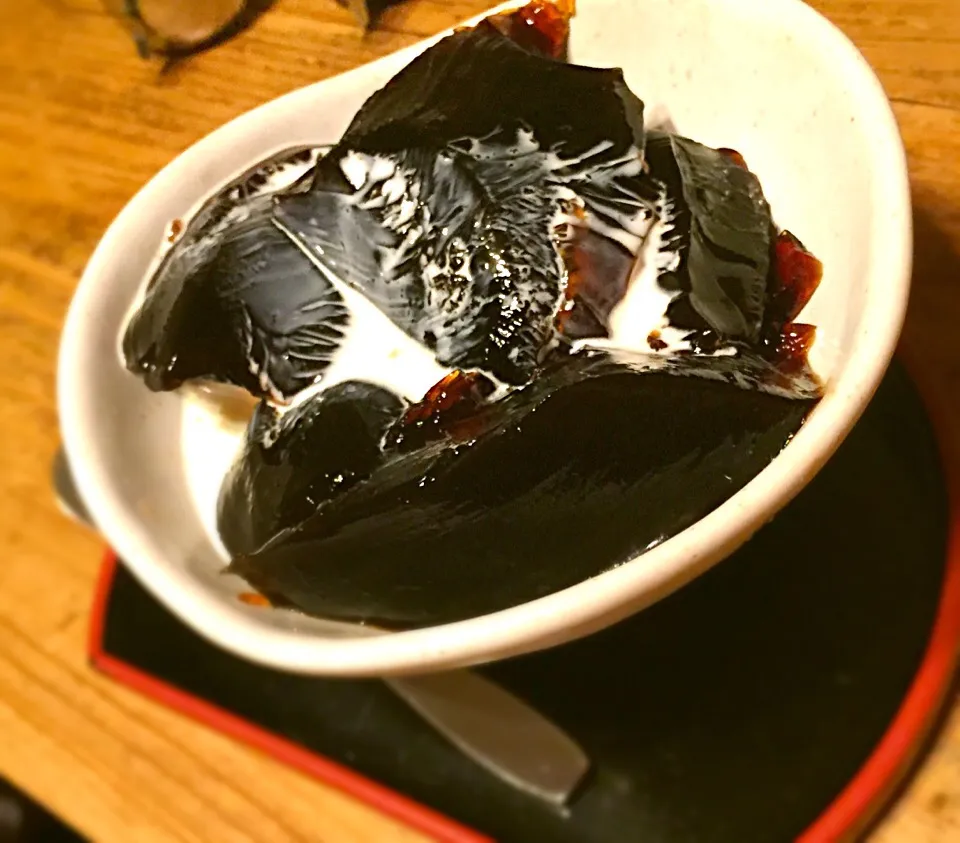 Snapdishの料理写真:茶房神田伯剌西爾の、特製コーヒーゼリーを頂きました(^-^)/|ギムレットさん