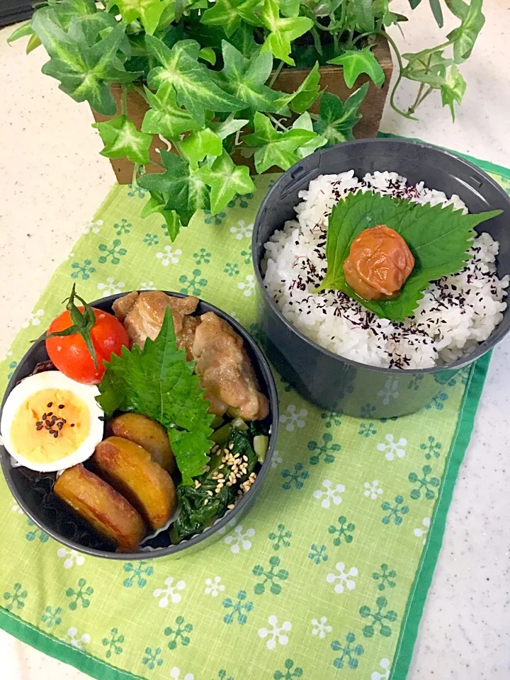 高校男子弁当🏉
✴︎鶏肉塩焼き
✴︎ゆで卵
✴︎ソーセージカレー味
✴︎小松菜おひたし|emisanさん