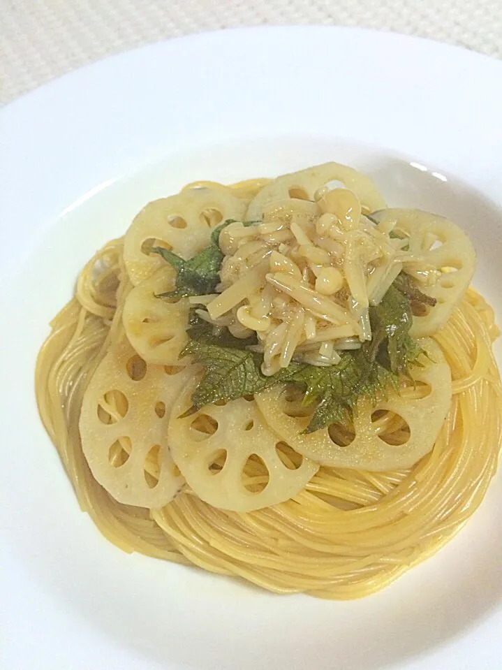 あまねこ🌿の料理 手作りなめ茸〜♪
田舎ッペリーニ😁にんにく醤油漬け大葉と♡|あまねこ🌿さん