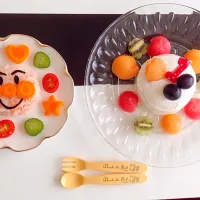 Snapdishの料理写真:息子1歳の誕生日ごはん|かおりんさん