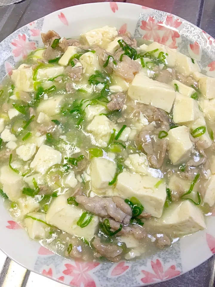 青ネギ入りの麻婆豆腐|寧々栄養士さん