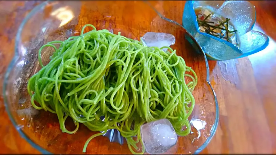 青じそ 素麺❤ 柚子ポン＆胡麻つゆ🎵|メイメイda.さん