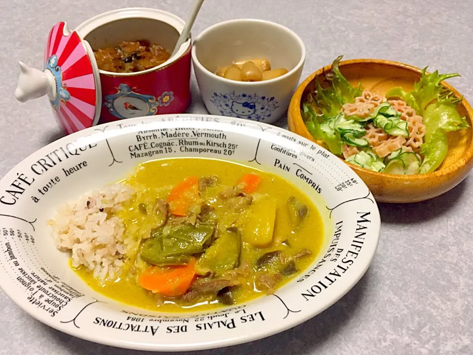 Snapdishの料理写真:今夜はカレー|Orie Uekiさん