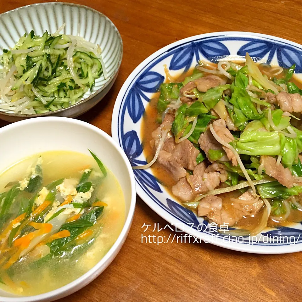 Snapdishの料理写真:夕飯の献立20160603|門乃ケルコさん