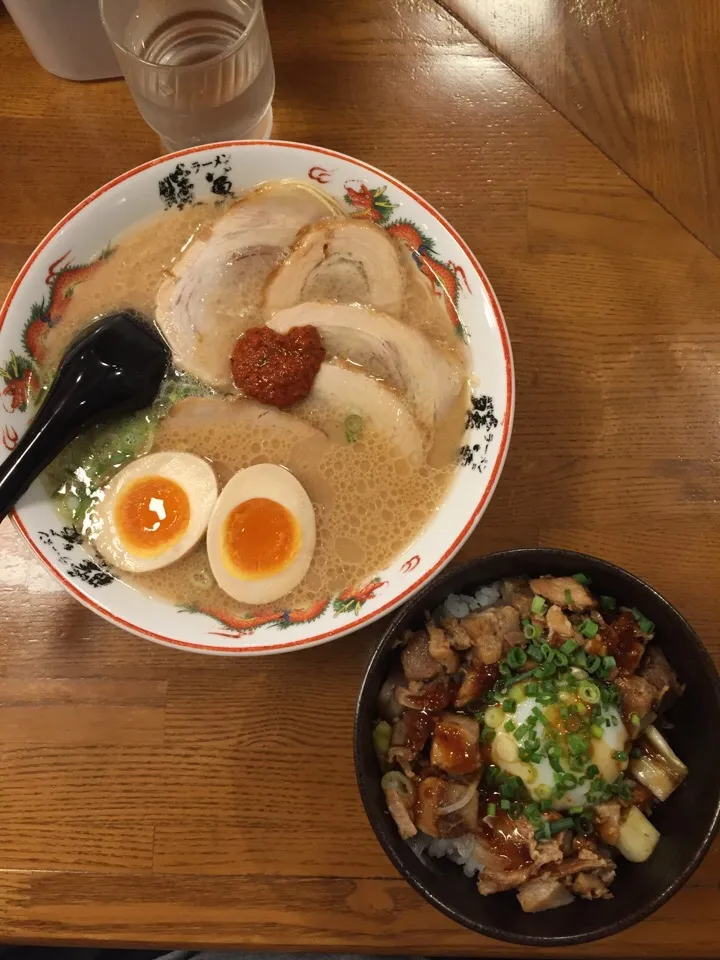 暖暮  チャーシュー、煮卵、豚玉丼|rockiさん