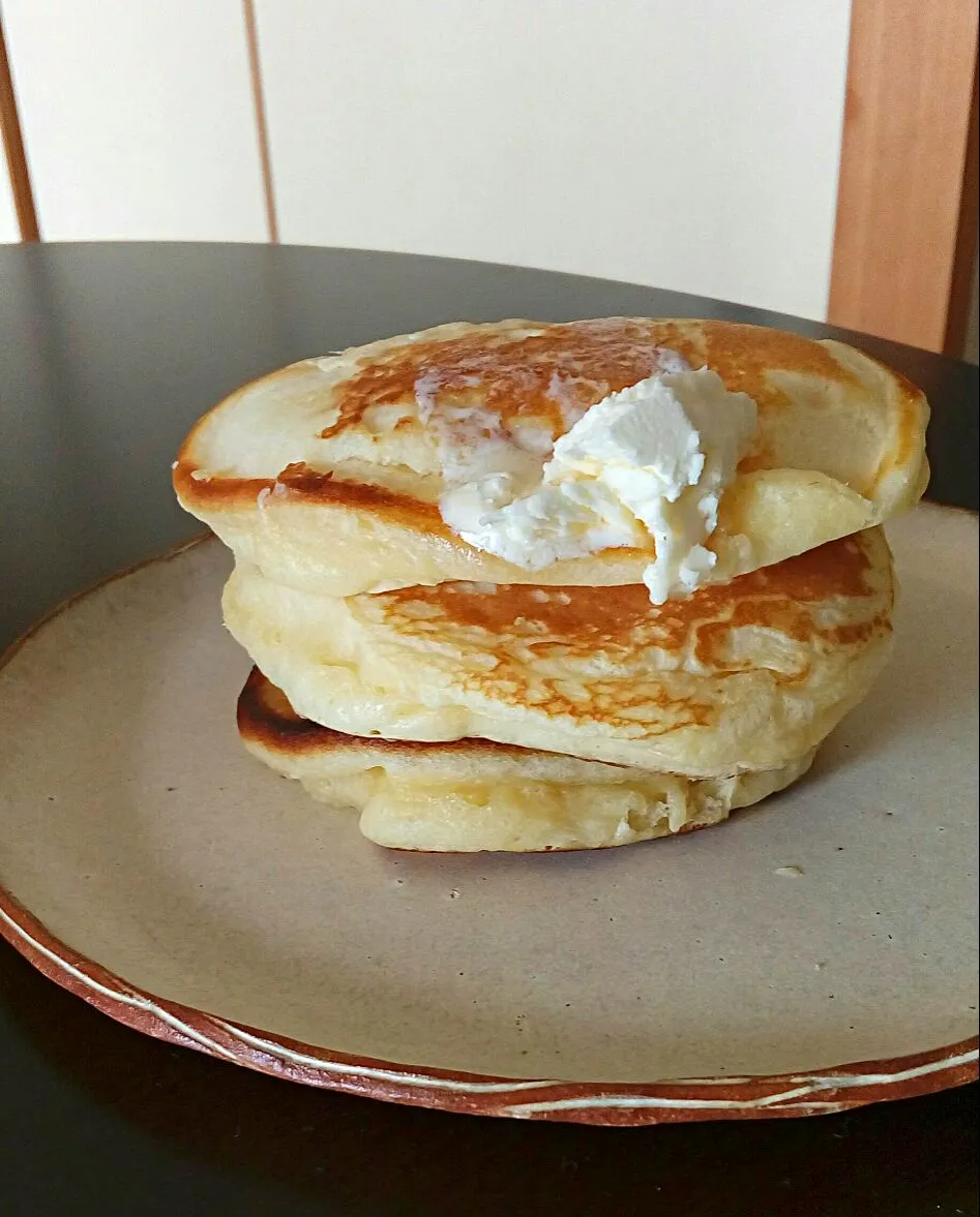 ホットケーキ朝ごはん。|YUKI_Jさん