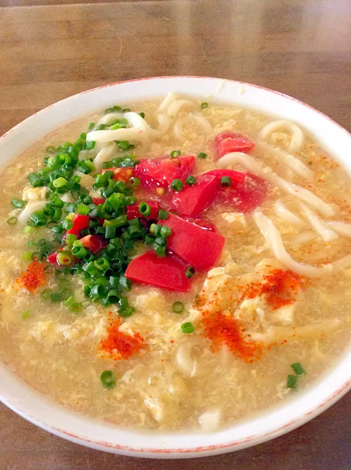 あんかけうどんのトマト入り❤(｡☌ᴗ☌｡)|Norio Fukudaさん