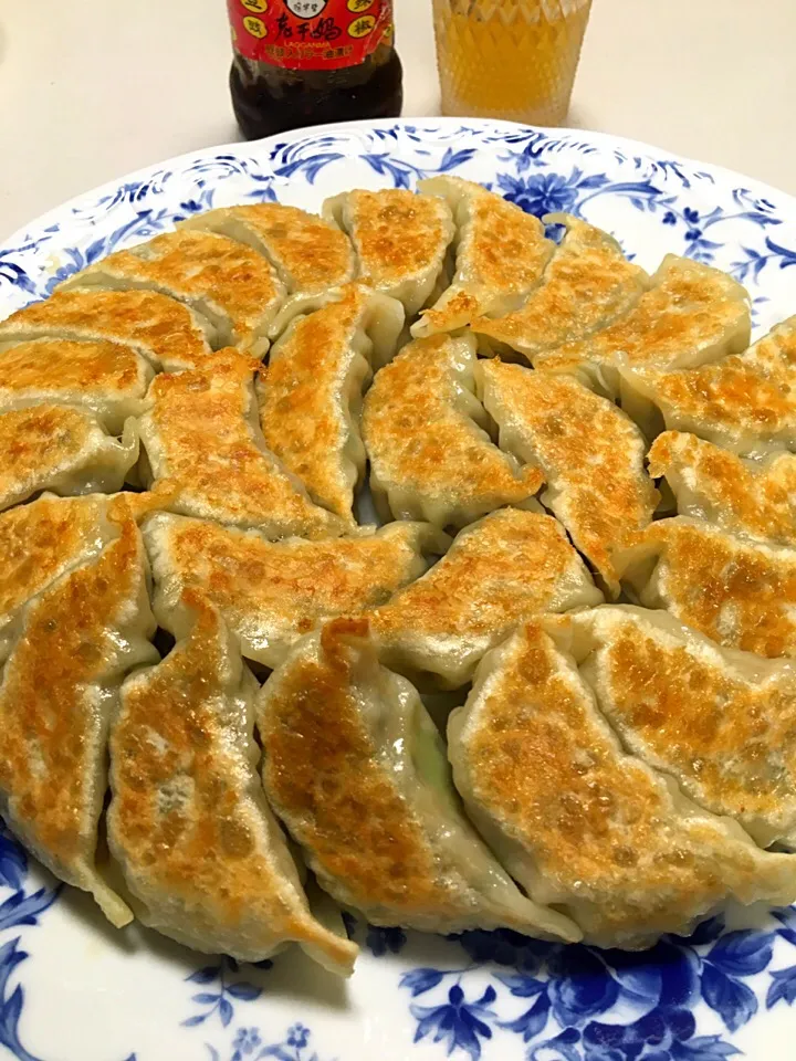 Snapdishの料理写真:Homemade GYOZA|gonbenさん