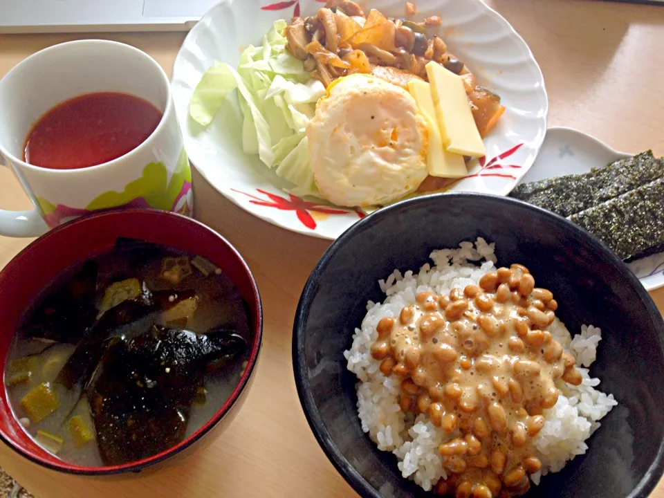 9月3日朝食兼昼食|ばぁさんさん