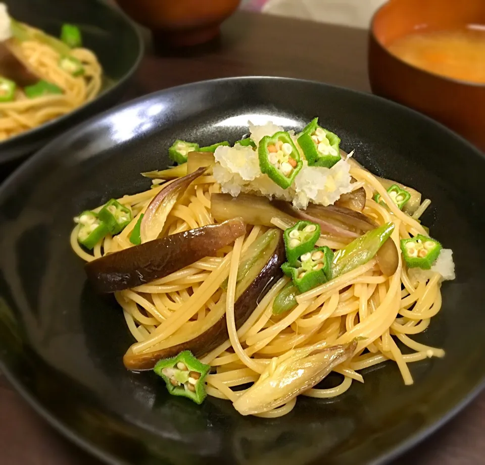 昼ご飯 味ポンで味つけ サッパリスパゲティs|ぽんたさん