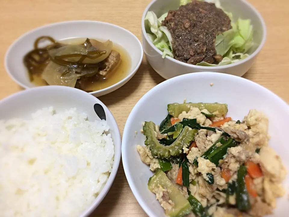 Snapdishの料理写真:ゴーヤチャンプル！|あやぱんさん