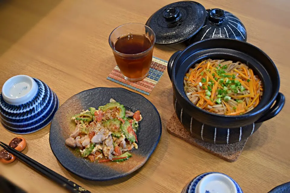 土鍋炊き込みご飯ランチ|ゆきっぴさん