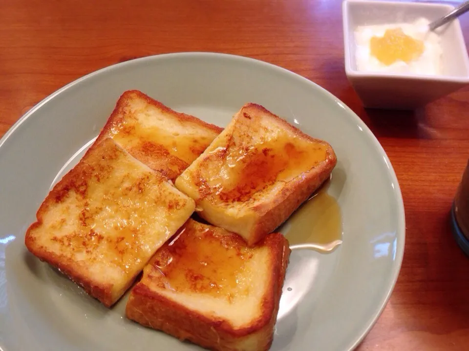 9/4 朝食♪ 豆乳フレンチトースト|ikukoさん