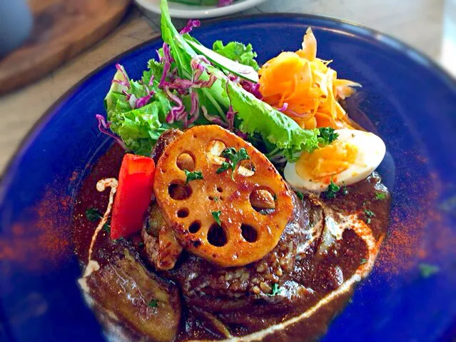 野菜カレーランチ🍴⭐︎|こにたんさん