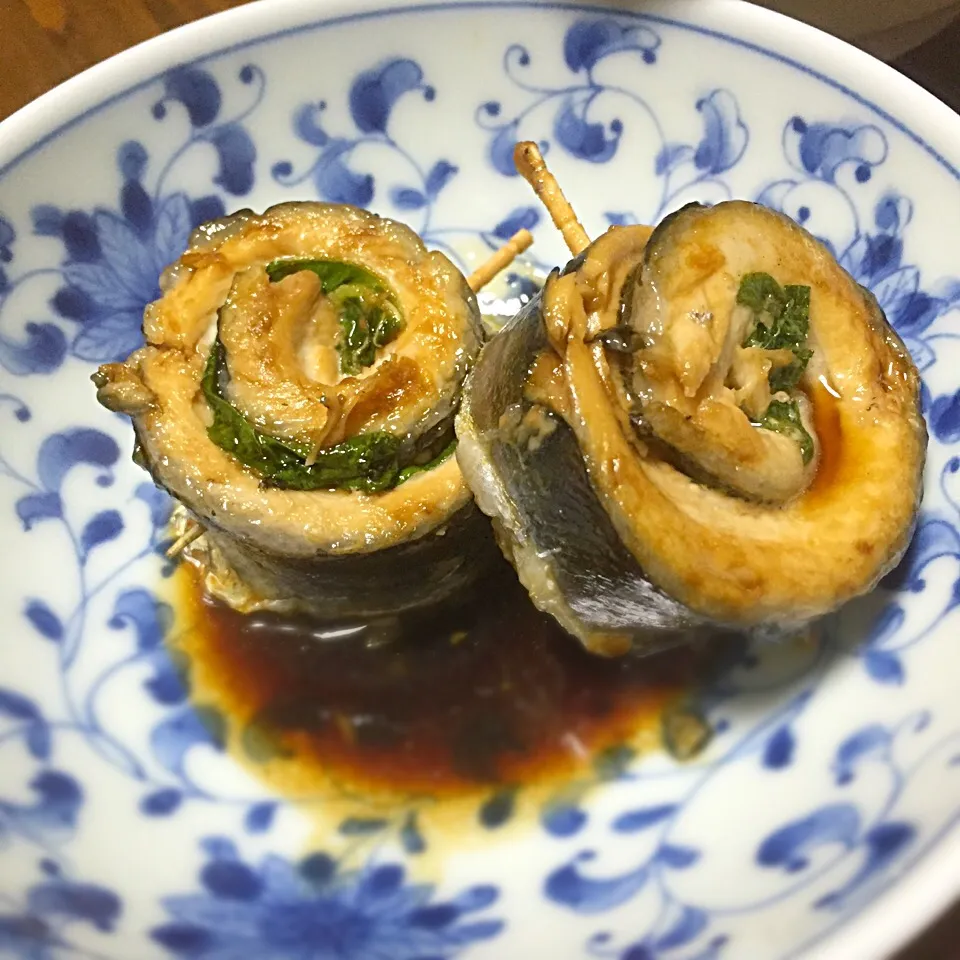 秋刀魚の照り焼き巻き|Maido Miekoさん