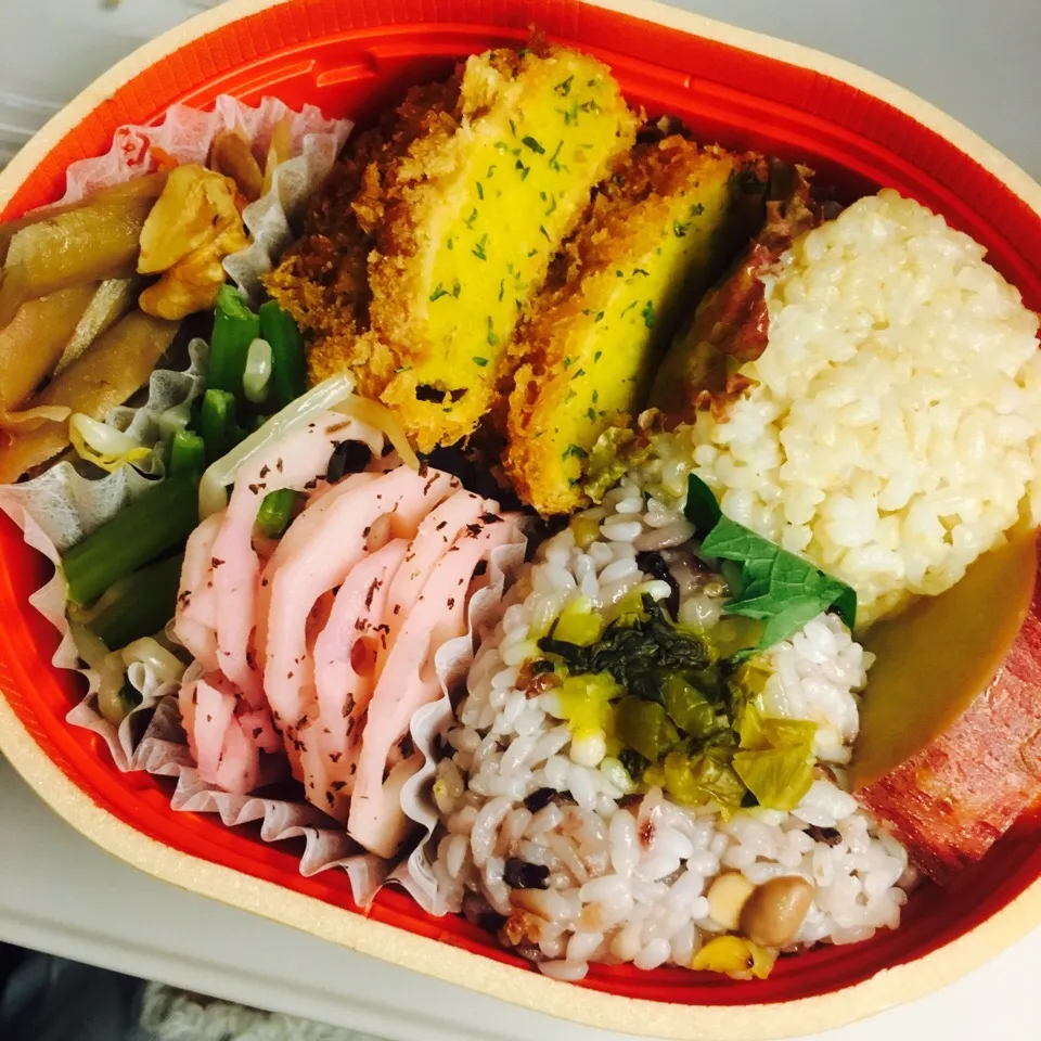 かぼちゃコロッケ弁当|みぃさん