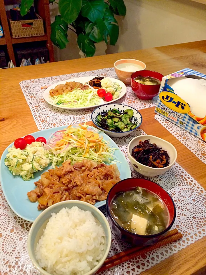 男飯の、生姜焼き|nanaママさん