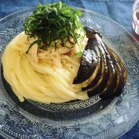 鶏と茄子の冷やしうどん|natsuさん