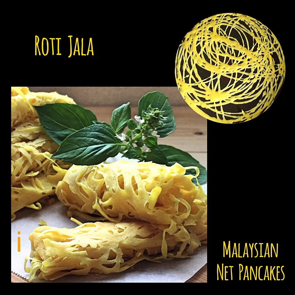 ロティ・ジャラ 【Roti Jala / Malaysian net pancakes】|izoomさん