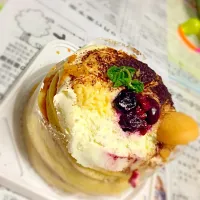 Snapdishの料理写真:ティラミスのパンケーキ|あんころさん