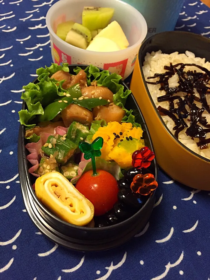 鶏肉とピーマンのはちみつ生姜焼き弁当|Sakikoさん