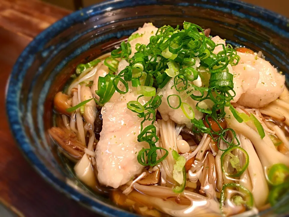 たっぷりキノコと鶏むね肉のそうめん 青唐入り3|半田手延べそうめんの店 阿波や壱兆さん