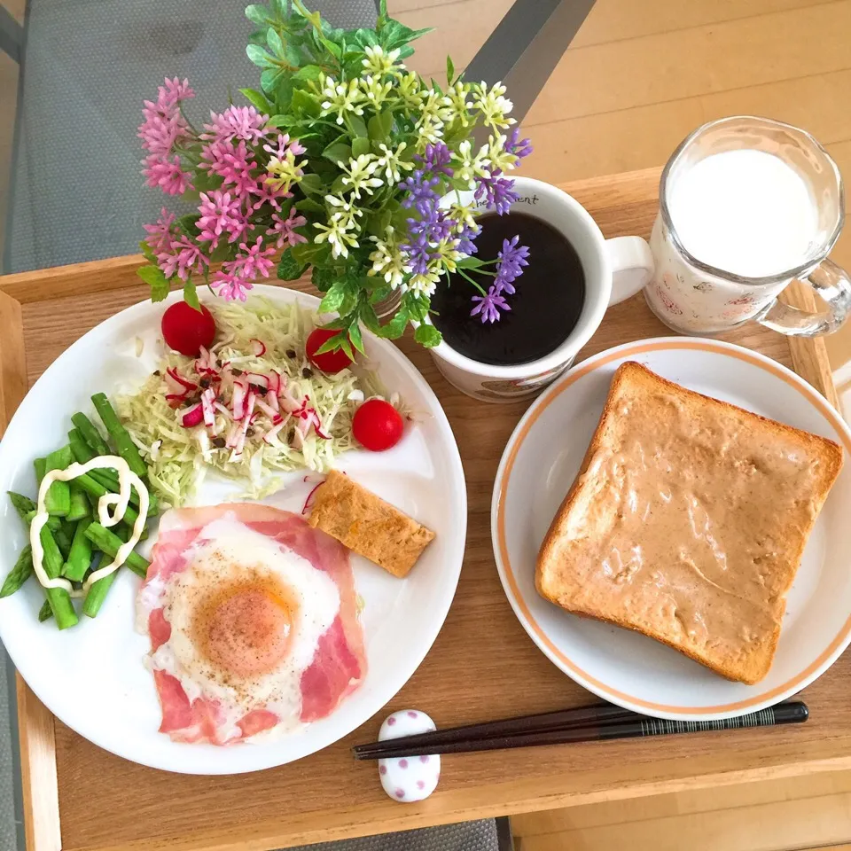 Snapdishの料理写真:9/5❤︎主人のモーニング❤︎|Makinsさん