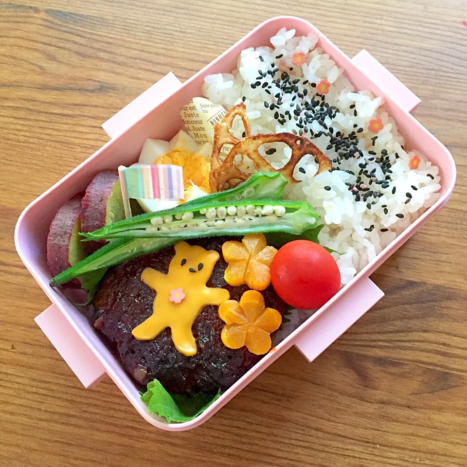 9/6 ハンバーグ弁当🍱|カタツムリさん