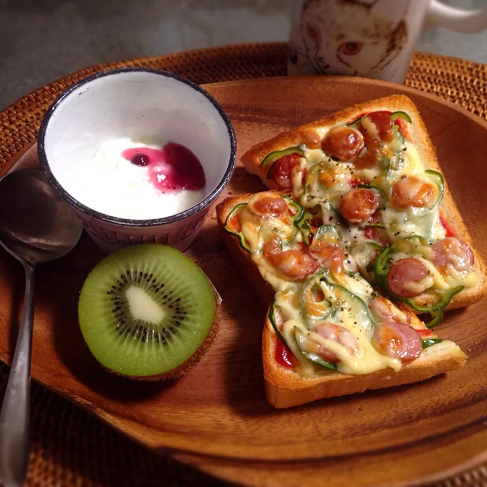 Snapdishの料理写真:朝ごぱん( ´ ▽ ` )ﾉ|nao子さん