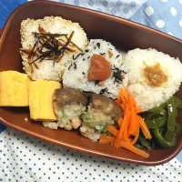 Snapdishの料理写真:おにぎり弁当|しょうこさん