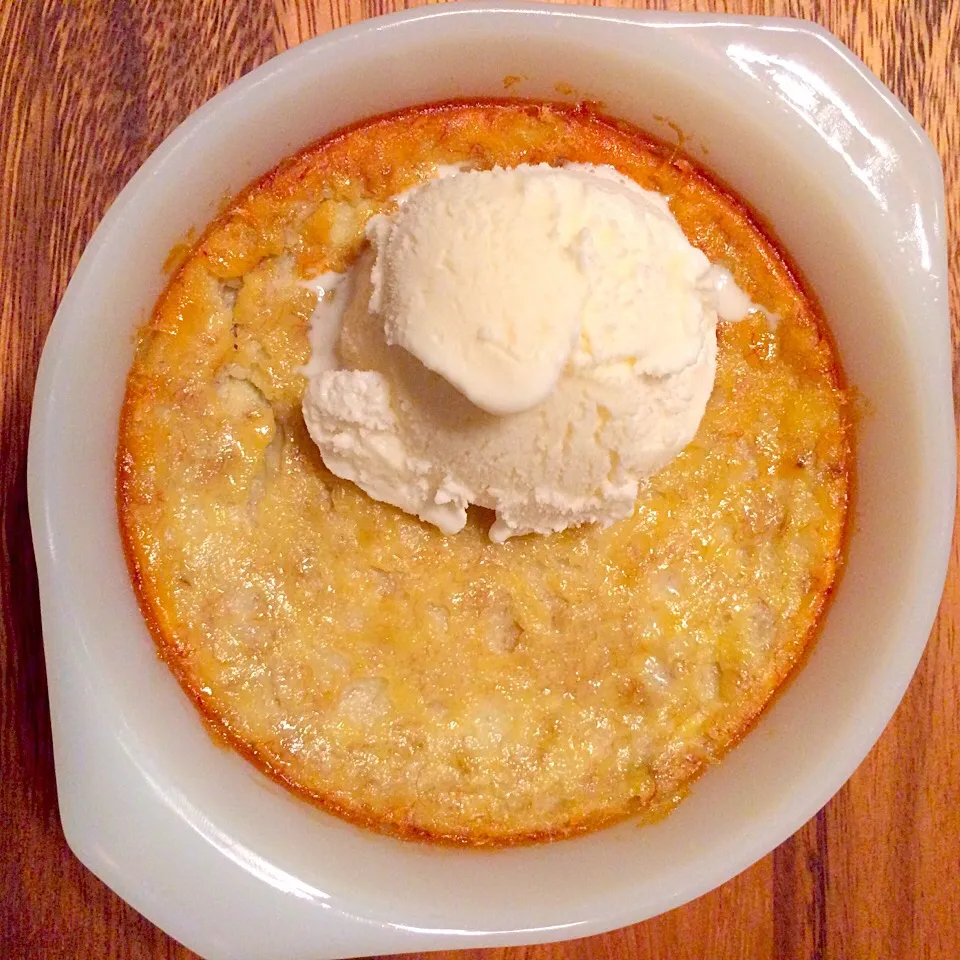 バナナのクラフティとココナッツアイス 🍌🍨🐒
Banana Clafoutis with coconut ice cream|Nanaさん