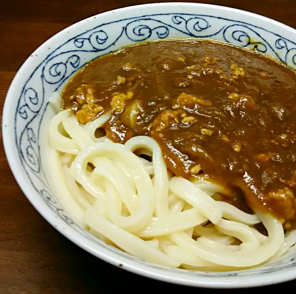 カレーうどん❗|あらいぐまのしっぽさん