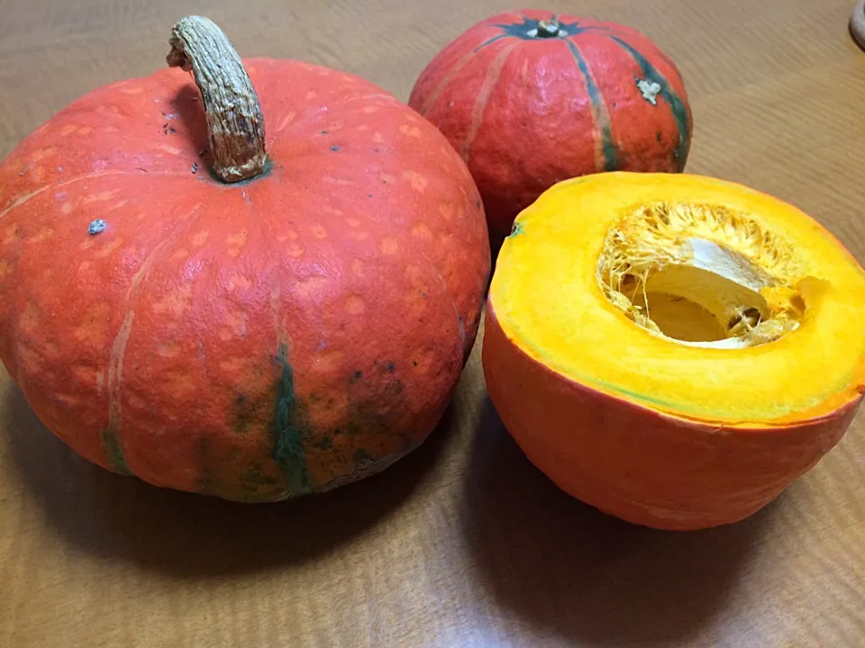 Snapdishの料理写真:頂き物のpumpkin🎃あまーい💕|Hazukiさん