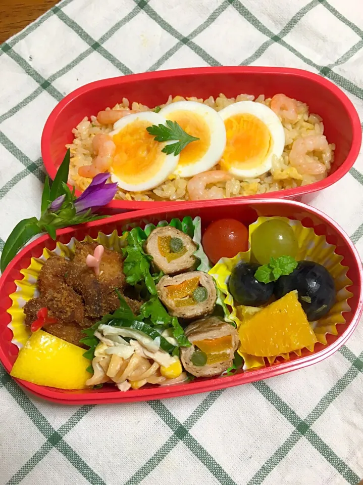 エビチャーハンのお弁当|Mikaさん