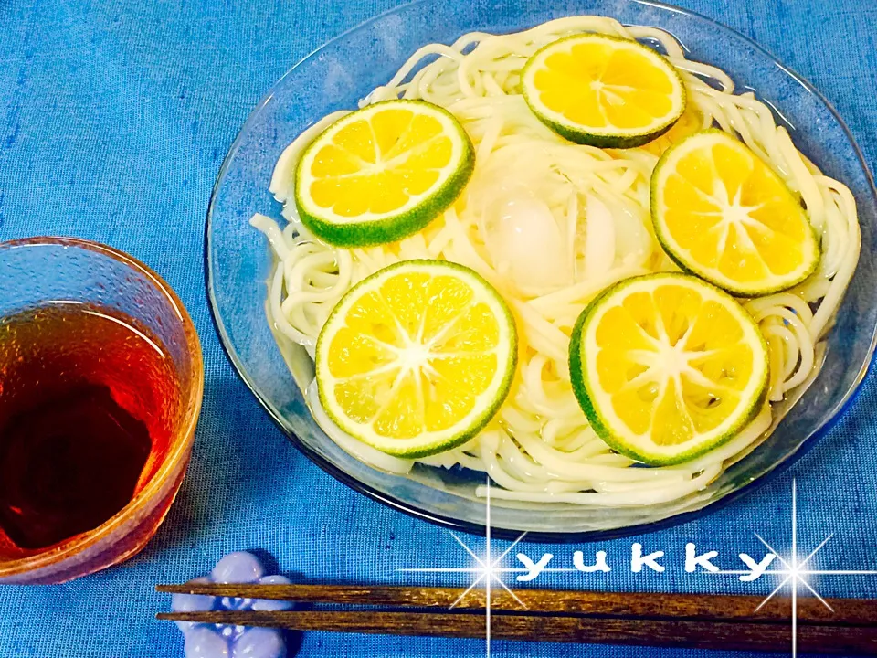 かぼす 冷やしうどん|ゆっきー♪さん