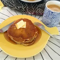 Snapdishの料理写真:バナナパンケーキ|マユさん