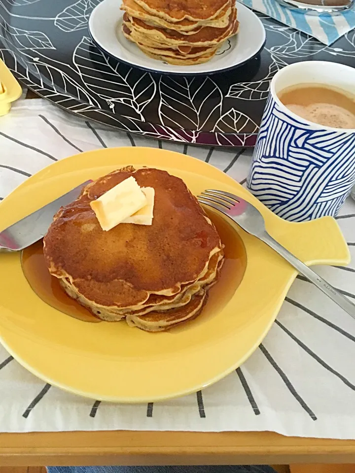 Snapdishの料理写真:バナナパンケーキ|マユさん