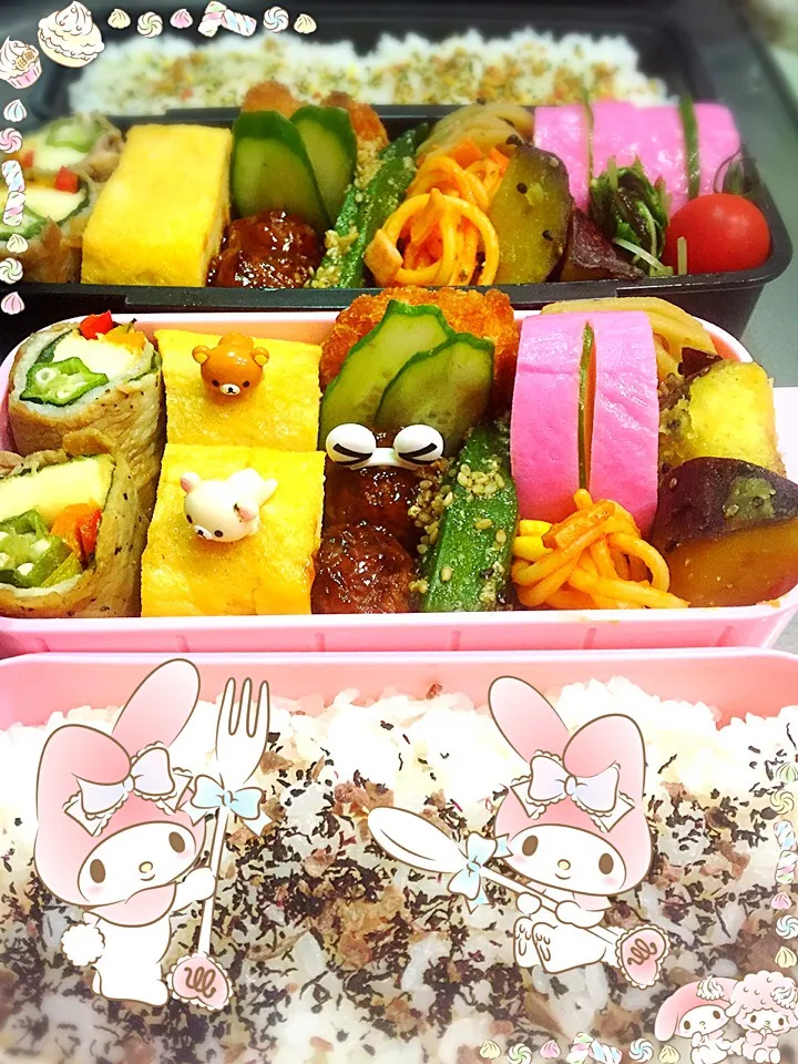 今日の娘と旦那のお弁当🍱|しずママさん