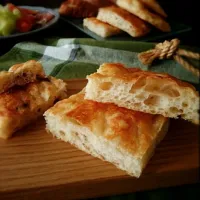 Snapdishの料理写真:Focaccia alla genovese  ジェノバ風フォカッチャ