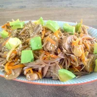 Veggie stir fry with buckwheat noodles|Kayleigh Calderbankさん