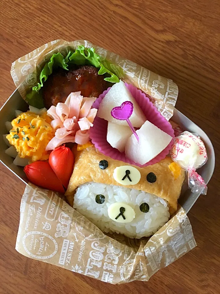 被り物コリラックマ弁当♡|かなさん