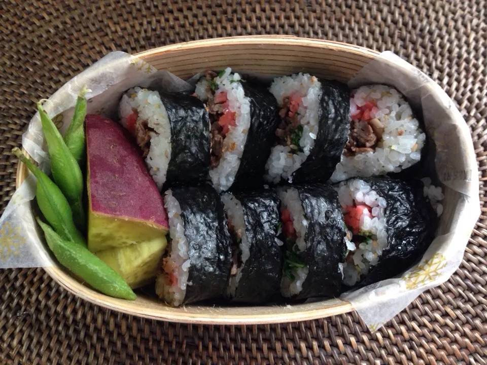 焼肉海苔巻き弁当|*なおみん*さん