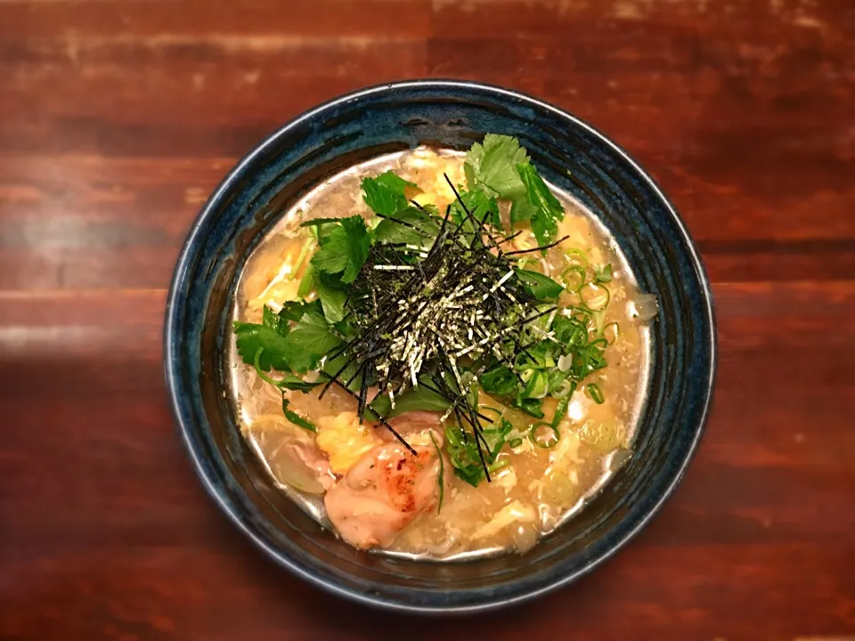 鶏親子あんかけそうめん1|半田手延べそうめんの店 阿波や壱兆さん